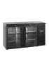 Back Bars Botellero back bar 2 puertas de cristal 1462x513x860h mm CBC210G Tefcold CBC210G
