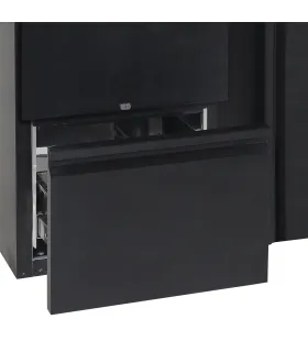 Botellero back bar 4 puertas ciegas 2542x513x860h mm CBC410
