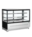Vitrina expositora refrigerada cristal recto 1505x745x1209h mm LPD1500F/BLACK