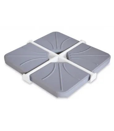 Bases Parasoles Set de 4 piedras en gris para parasol Muebles Romero M7730