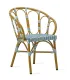 Sillón en aluminio y rattan sintético FHPR004