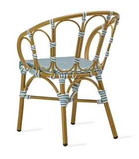 Sillón en aluminio y rattan sintético FHPR004