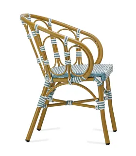 Sillón en aluminio y rattan sintético FHPR004