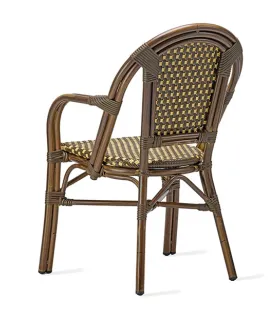 Sillón en aluminio y rattan sintético FHP004