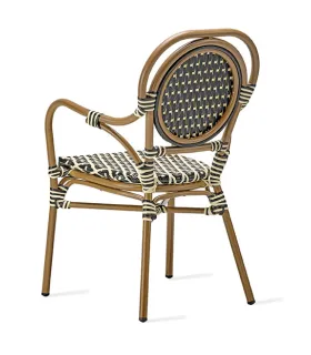 Sillón en aluminio y rattan sintético FHBH004