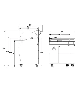 Cortadora de pan autoservicio JAC Varia Self 1000