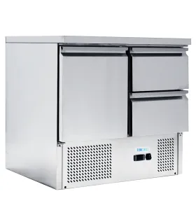 Mesa refrigerada con 2 cajones y 1 puerta GN 1/1 S9012D-FC