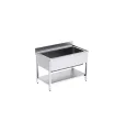 Bastidor con fregadero Gran Capacidad 1000x700 y estante Distform FBG0E710