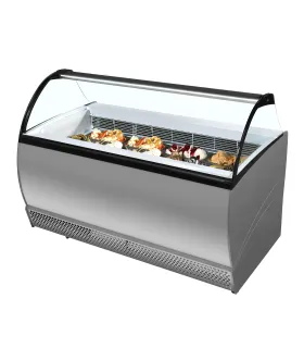 Vitrinas de Helados Vitrina para helados 13 cubetas reserva para 14 ISABELLA 13LX  ISABELLA 13LX