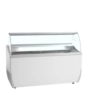 Vitrinas de Helados Vitrina para helados con cristal elevable 9 cubetas + reserva de 16 UDRS9  UDRS9
