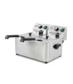Freidora electrica de sobremesa 4+4 litros Edenox TF-5-D E