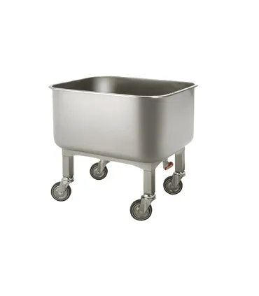 Carro de Lavado acero inoxidable cuba de 600x500x600h mm Edenox Carro de Lavado acero inoxidable cuba de 600x500x600h mm Edenox