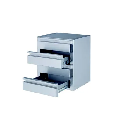 Módulo con 4 cajones para mesas fondo 700mm Edenox CJ-47 Módulo con 4 cajones para mesas fondo 700mm Edenox CJ-47