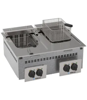 Freidoras Eléctricas Freidora eléctrica encastrable 8+8 litros Edenox EFE-70 Serie Snack 650 Edenox 19097868