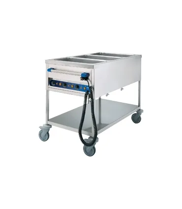 Baños María Carro baño maría 3 cubas independientes GN 1/1 Edenox CBM3-311 Edenox 19003476 Baños María Carro baño maría 3 cubas independientes GN 1/1 Edenox CBM3-311 Edenox 19003476