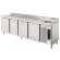 Mesa Refrigerada 4 puertas fondo 600mm con fregadero Edenox MPSF-250