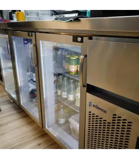 Frente Mostrador Refrigerado 2 Puertas de cristal Edenox FMPS-150