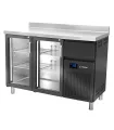 Frente Mostrador Refrigerado 2 Puertas de cristal Edenox FMPS-150 HC NEGRO