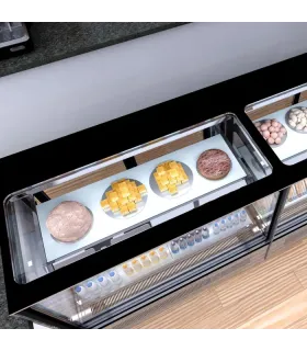 Vitrina expositora refrigerada cristal recto 1200x745x1209h mm LPD1...