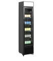 Armario expositor refrigerado estrecho color negro  435x505x2013h mm FSC175H BLACK