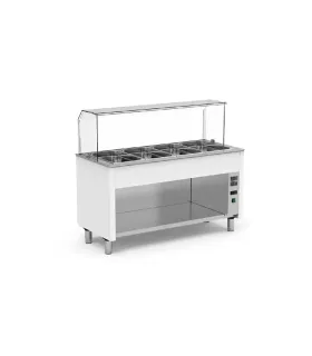 Mueble Mostrador Take Away Caliente por Resistencias