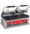 Grill de Contacto de 52x24 cms Acanalada/Lisa y Prensa Doble GMG KG5530 DG