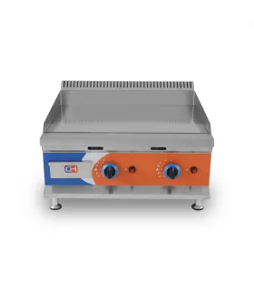 Plancha Fry top a Gas 655x570mm placa de 16mm Cromo Duro GG-600D