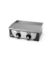 Plancha a gas 60 cms en acero rectificado placa de 15mm PLC6100RT
