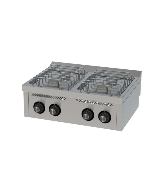 Cocina de sobremesa a gas de 4 fuegos CB4F600S