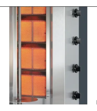 Asadores Kebab Asador Kebab a Gas Butano y Propano 4 quemadores Potis Potis GD4-S Asadores Kebab Asador Kebab a Gas Butano y Propano 4 quemadores Potis Potis GD4-S