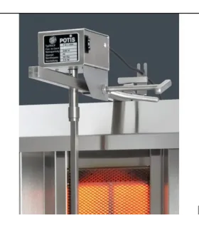 Asador Kebab a Gas Butano y Propano 4 quemadores Potis
