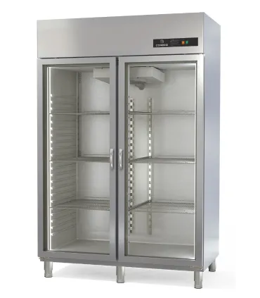 Armarios Expositores Refrigerados Armario Expositor Refrigerado 2 puertas GN 2/1 guías embutidas Coreco CGRE-1002-SPF Coreco ...