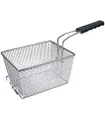 Cesta freidora en acero cromado 240x190x145h mm