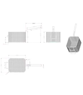 Freidora de Inducción 3500W Edenox TF-82-I