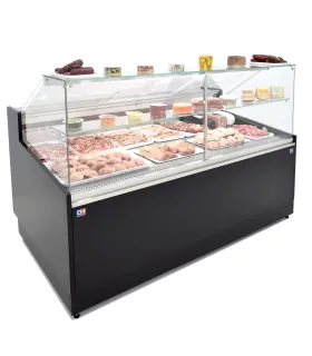 Vitrina refrigerada frío ventilado 2000x1100mm con reserva VRV-200-XL