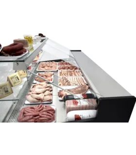 Vitrina refrigerada frío ventilado 2000x1100mm con reserva VRV-200-XL