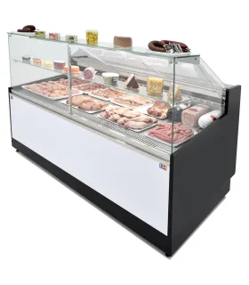 Vitrina refrigerada frío ventilado 2000x1100mm con reserva VRV-200-XL
