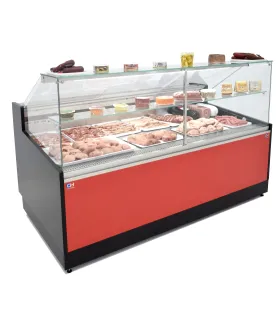 Vitrina refrigerada frío ventilado 2500x1100mm con reserva VRV-250-XL