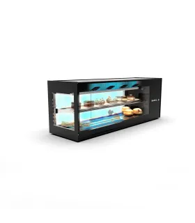 Vitrina refrigerada de Tapas 2 pisos refrigerados largo 132 cm Sayl...