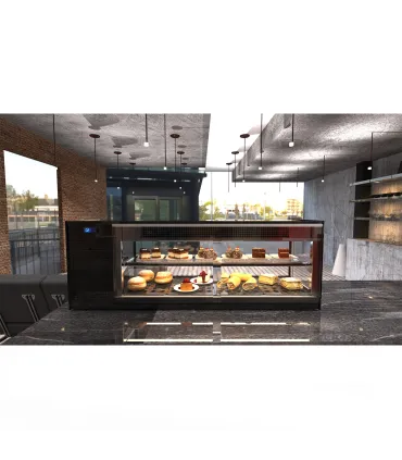Vitrinas de Tapas Vitrina refrigerada de Tapas 2 pisos refrigerados largo 132 cm Sayl Logic Plus Sayl Vitrinas de Tapas Vitrina refrigerada de Tapas 2 pisos refrigerados largo 132 cm Sayl Logic Plus Sayl