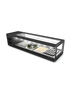 Vitrina refrigerada doble frío Sayl Logic Sushi