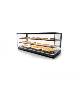 Vitrina caliente 3 pisos con puertas traseras Sayl Logic Triple