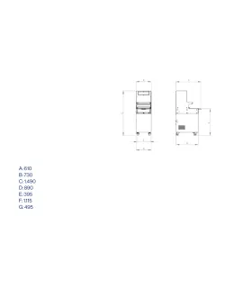 Termoselladora Automática con vacío y gas AK Ramon TS-550