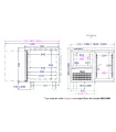 Mesa refrigerada 3 puertas 1845x700mm GN 1/1 Oscar Zarzosa MG-1850