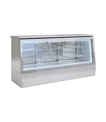 Vitrinas Mostrador Vitrina Refrigerada Infrico Inox con doble acceso VC 2010 Infrico