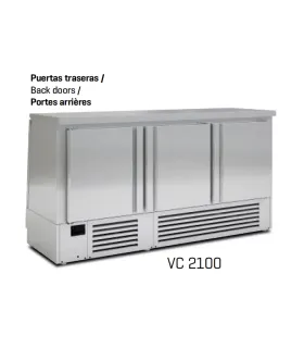 Vitrina Refrigerada Infrico Inox con doble acceso VC 2010