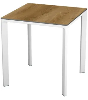 Mesa estructura aluminio lacado y sobre Compact Ezpeleta Monaco T