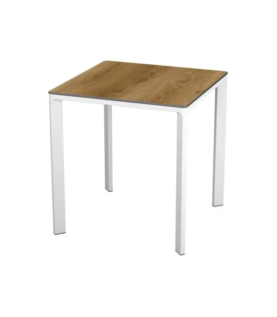 Mesa estructura aluminio lacado y sobre Compact Ezpeleta Monaco T