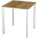 Mesa estructura aluminio lacado y sobre Compact Ezpeleta Monaco T