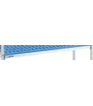 Larguero 1300mm de aluminio para estantería Edenox